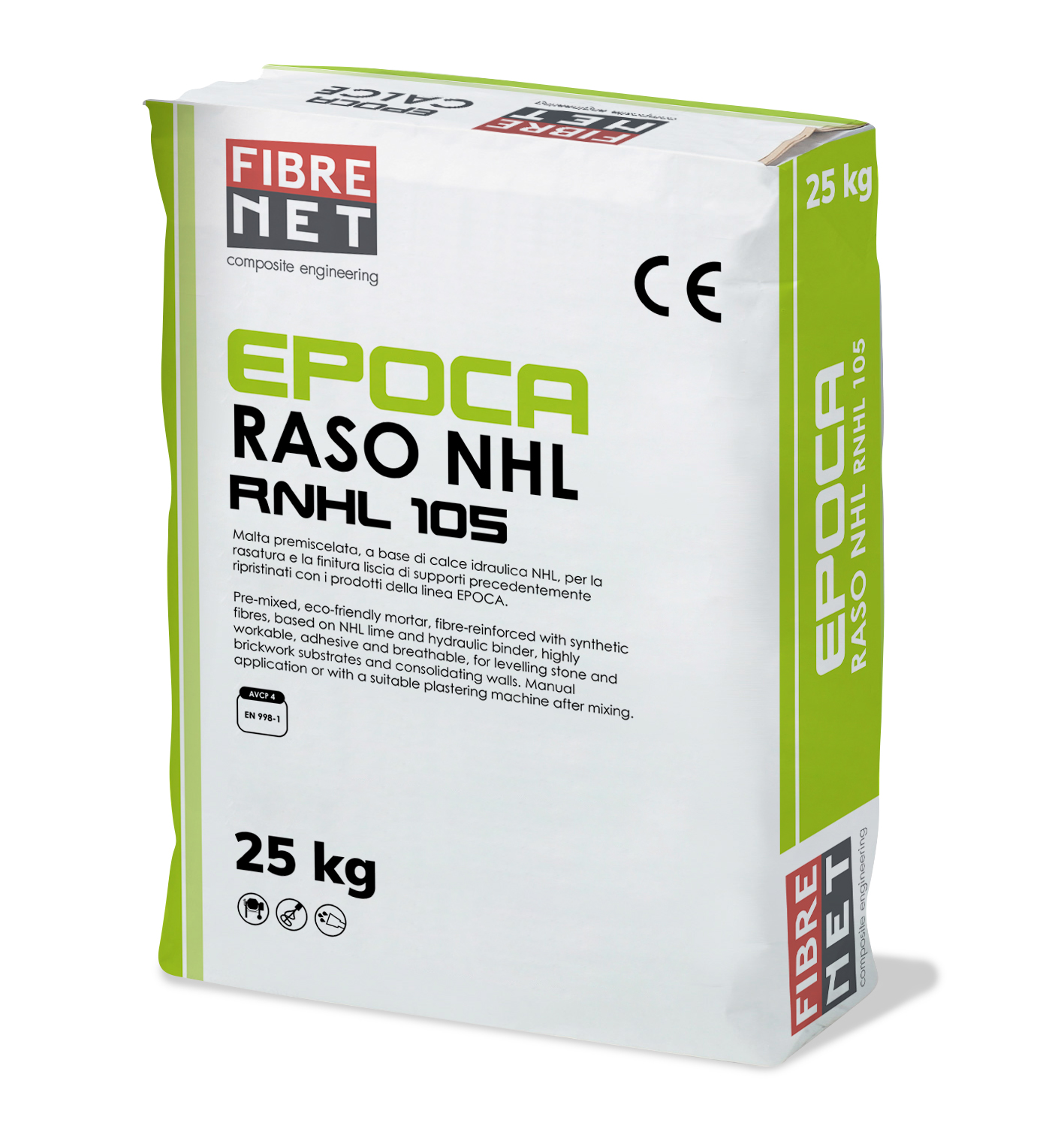 Malta per rasatura e finitura a base calce Idraulica NHL CSI - EPOCA RASO NHL - RNHL 105