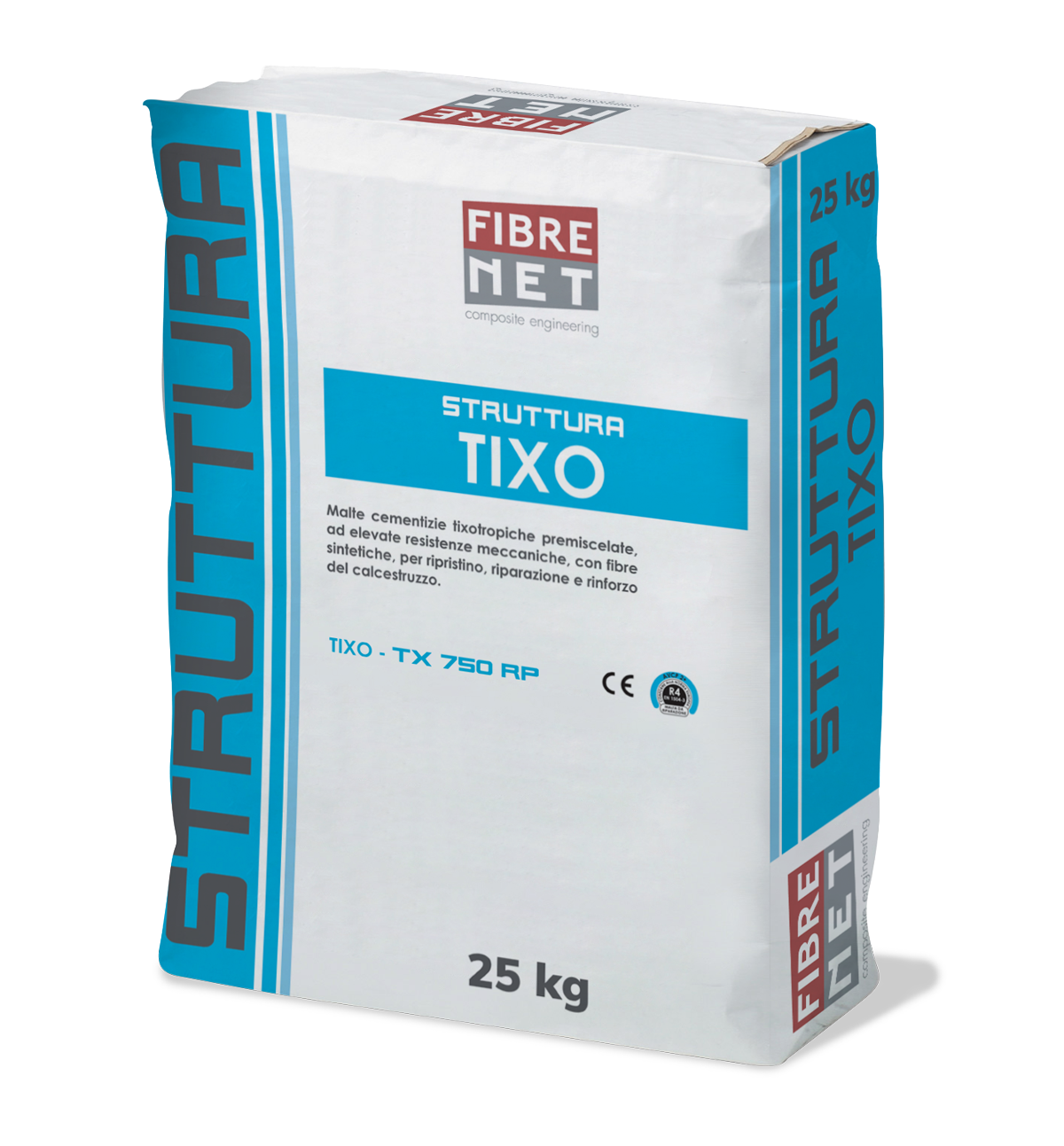 Malta cementizia premiscelata tixotropica – STRUTTURA TIXO 750 RP