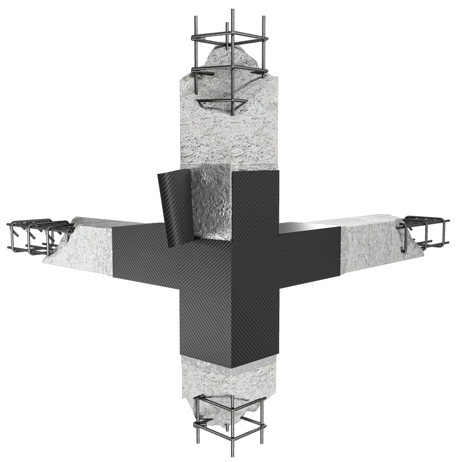 BETONTEX: placcaggio fibrorinforzato FRP