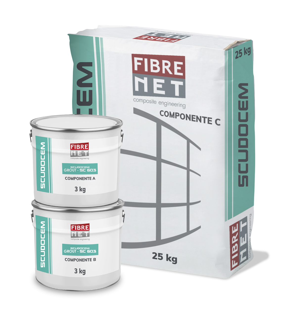 Malta epossi cementizia impermeabilizzante – SCUDOCEM GROUT – SC 603