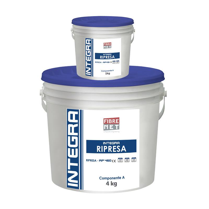 Adesivo bicomponente tixotropico a base di resine epossidiche – INTEGRA RIPRESA – RP 460